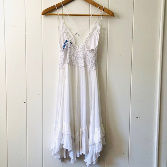 Free People Adella White Lace Mini Dress - Picture 5 of 11